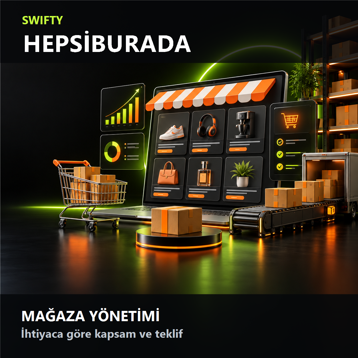Hepsiburada باقة إدارة المتجر